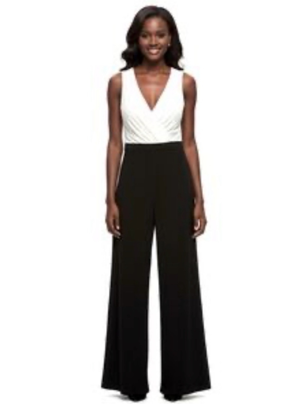 Trina Turk Moore V-Neck Wide Leg Jumpsuit Size 6